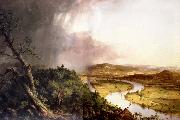 Thomas Cole Vue du mont Holyoke,pres de Northampton dans le Massachusetts Apres l'orage oil painting